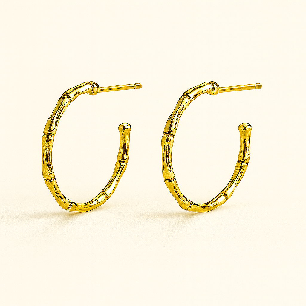 Pendientes Golden Roots