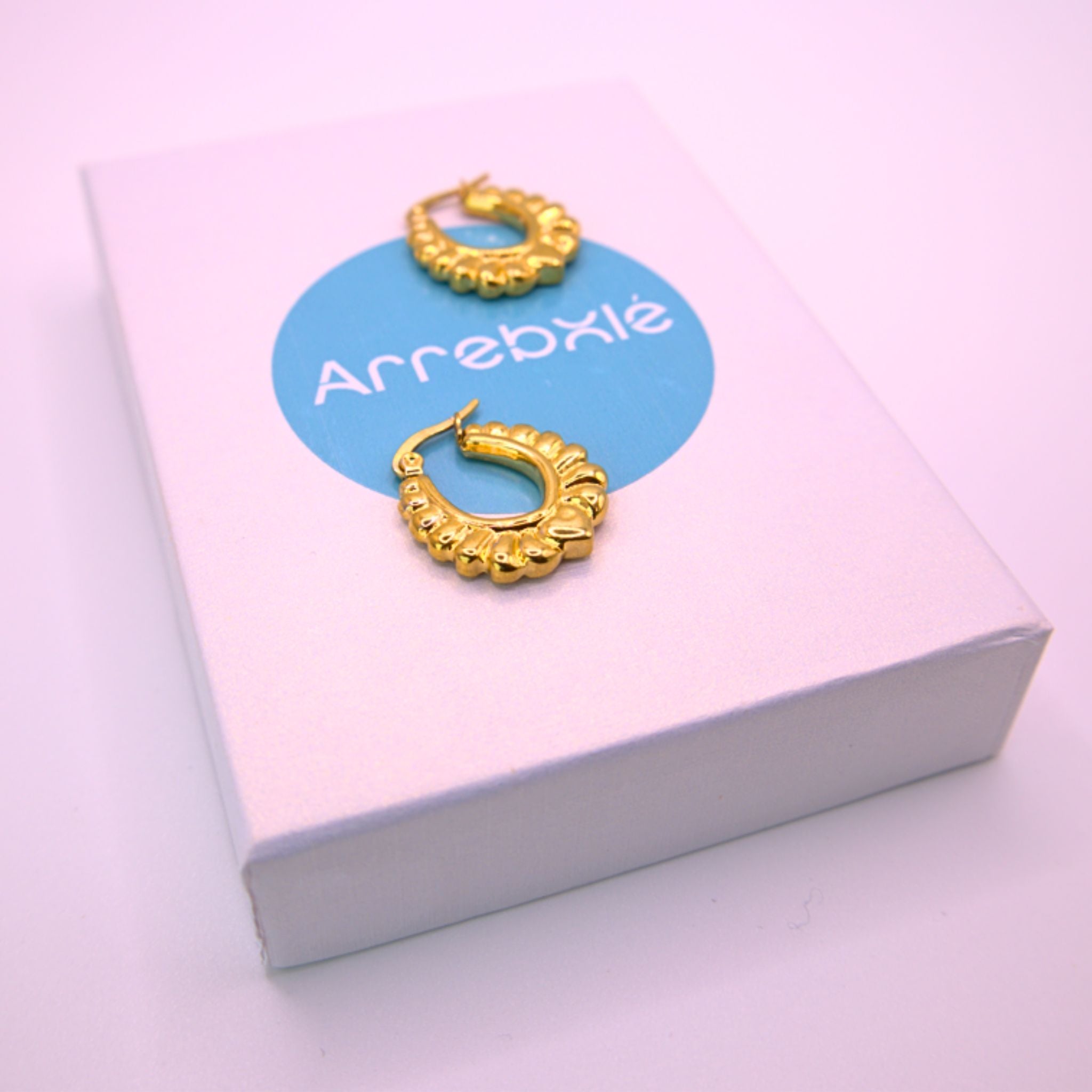 Pendientes Golden Bubble