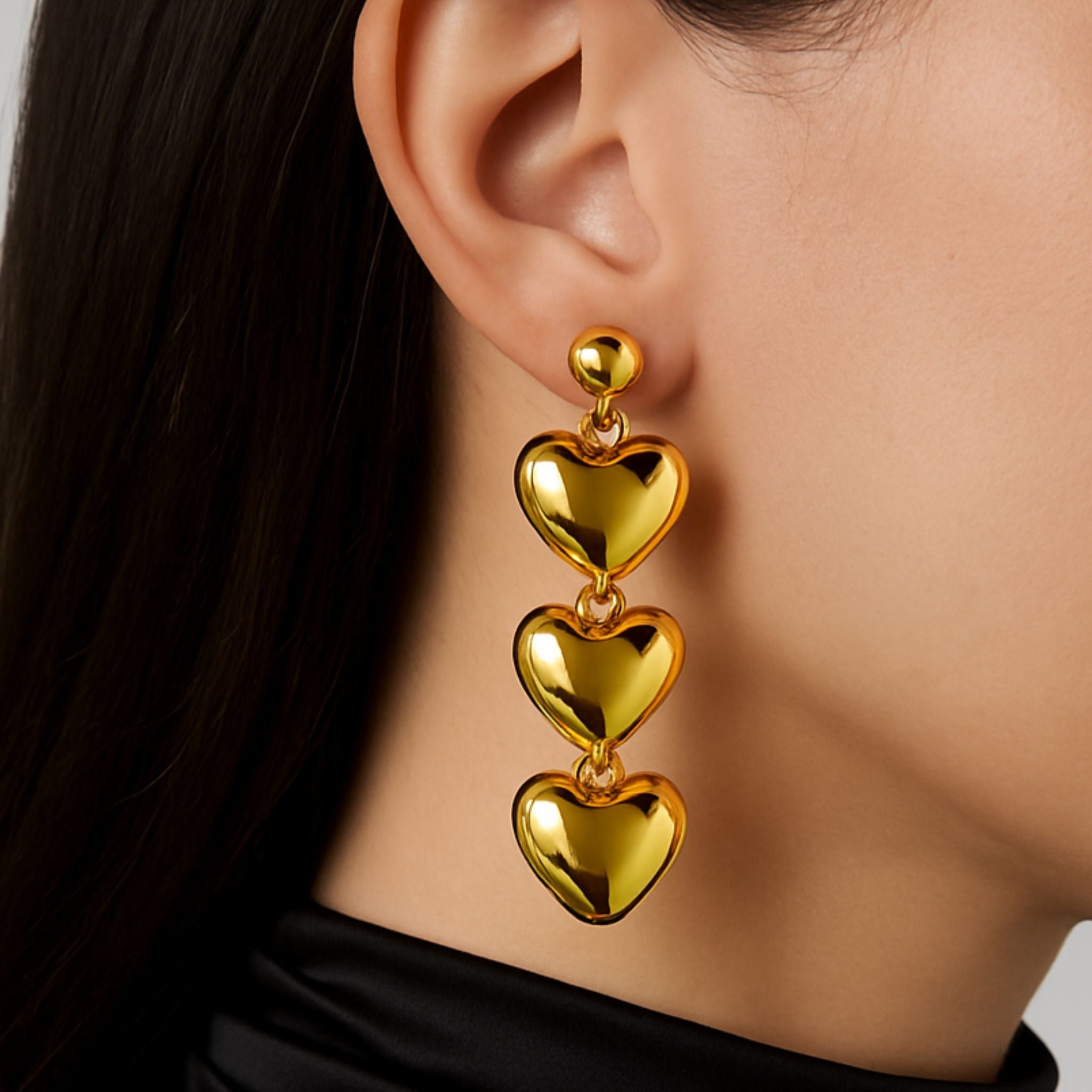 Pendientes Golden Lovers